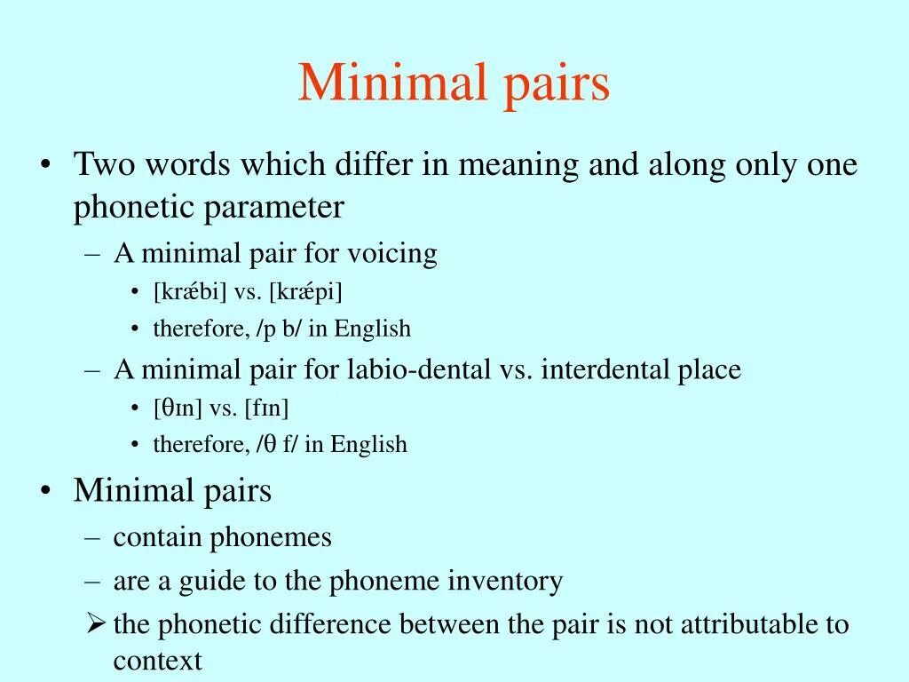 Minimal pairs в английском языке. Minimal pairs in English Phonetics. Minimal pair in Phonetics. The method of Minimal pairs. Decide in pairs