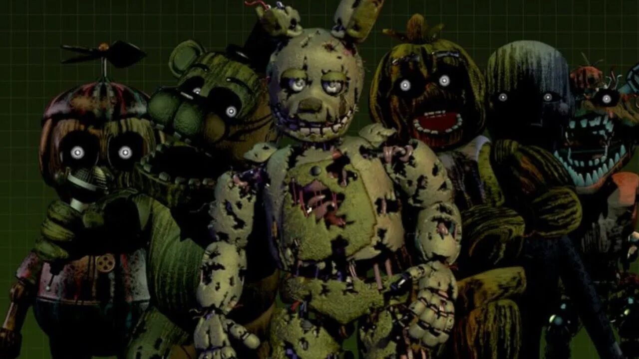 Fnaf 3 animatronics. Fnaf 3 animatronics