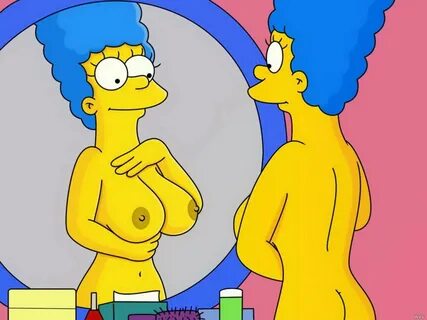 Zdjęcia Simpsonów oznaczone jako sutki, cycki, nago. 