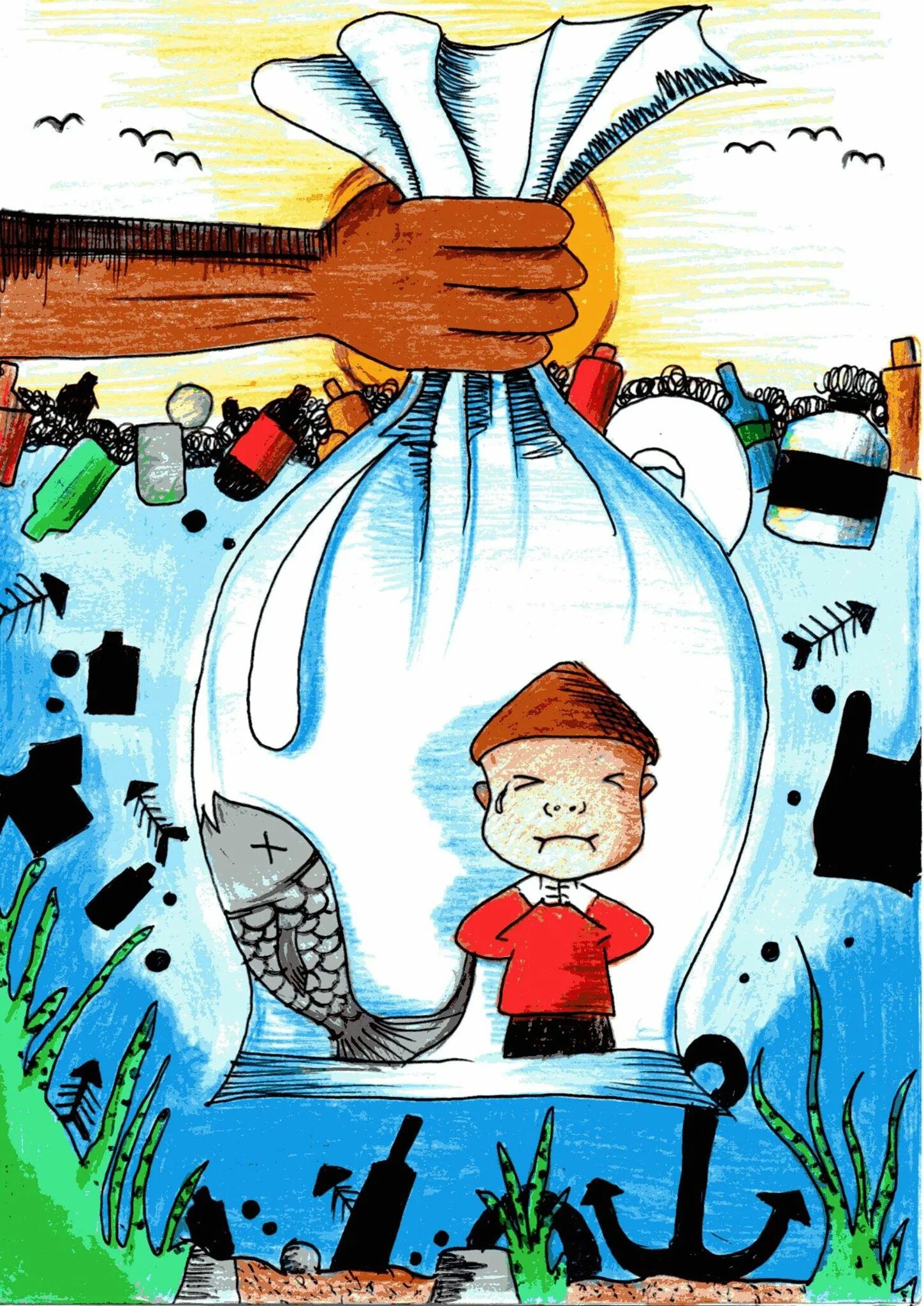 Экология рисунок для детей. Загрязнение воды рисунок. Экология воды. Защита воды.