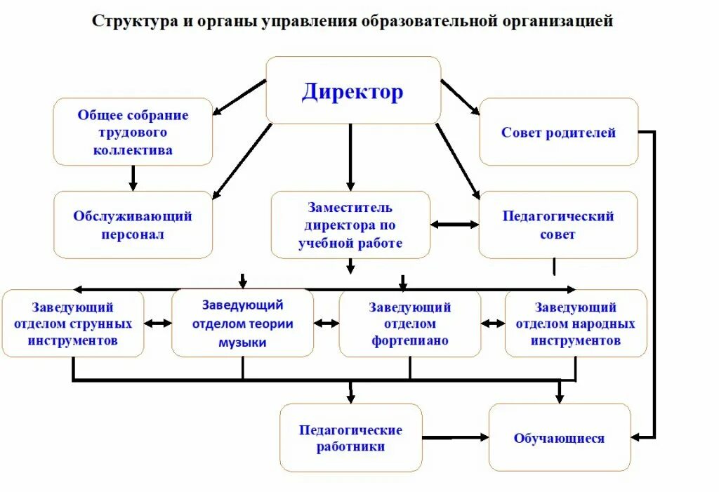 Органы управления образовательной организацией