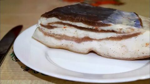 Вкусное сало в сухом