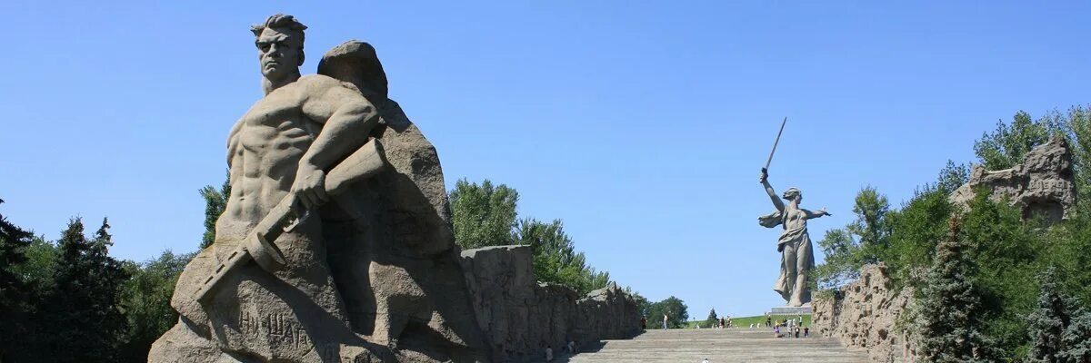 Памятники волгограда на карте