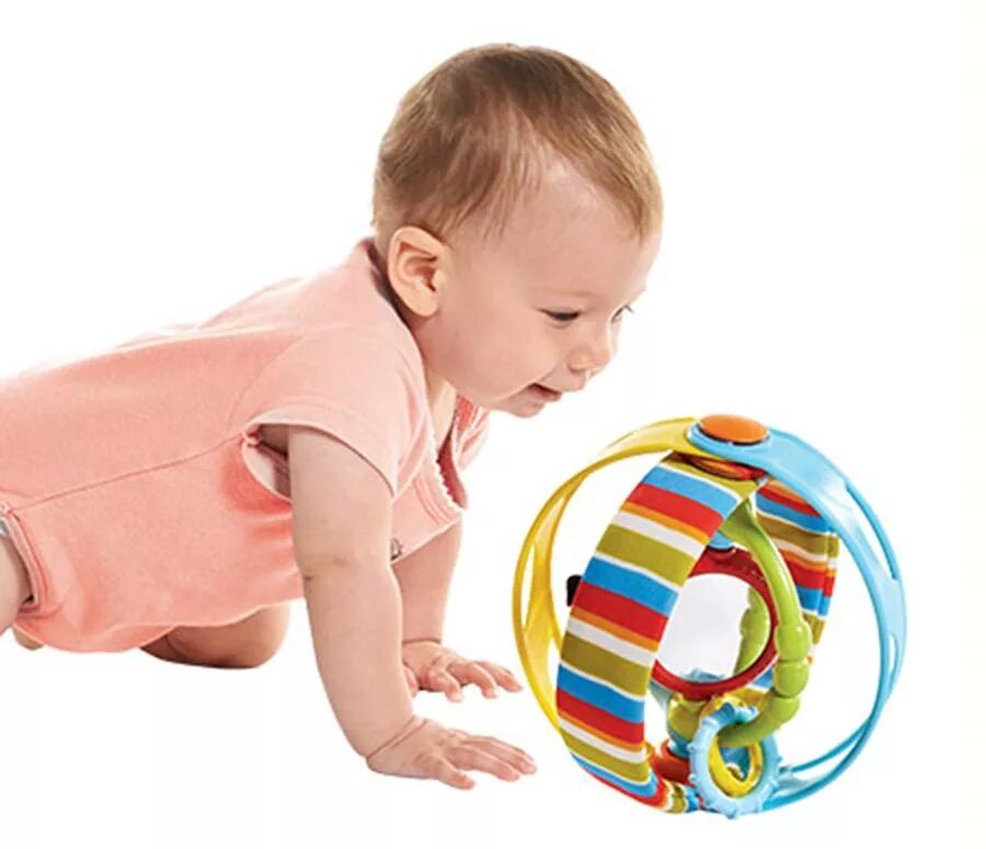 Какие игрушки нужны ребенку для развития. Tiny Love вращающийся бубен. Развивающий мяч Тини лав. Игрушки для детей до года. Игрушки для детей 5 месяцев.