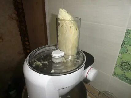 Кухонный комбайн капуста шинкованная