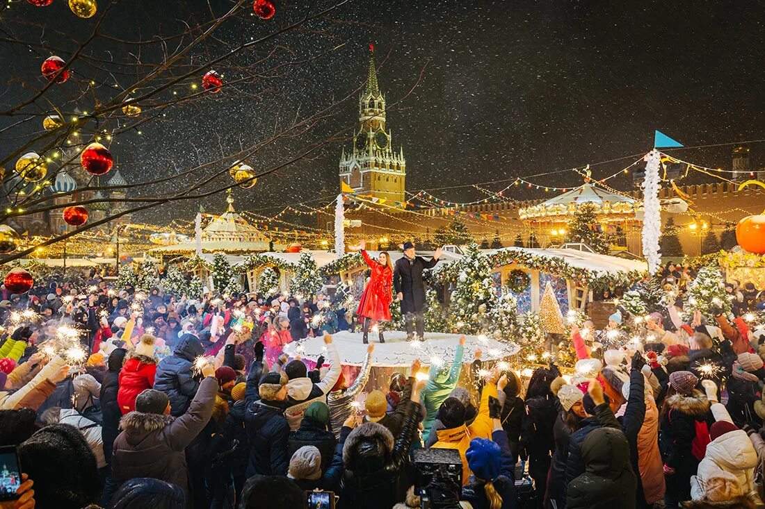 События новый год москва