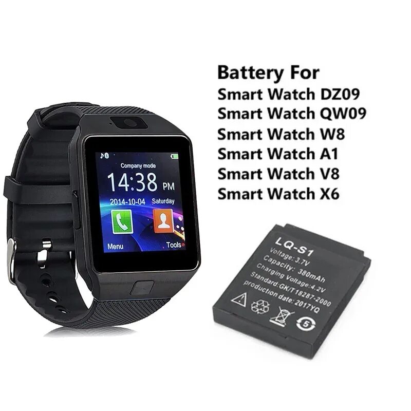 Hour battery. LQ s1 смарт часы. Часы UWATCH dz09. Часы смарт dz09 батарея. Батарейка на смарт часы LQ-s1.