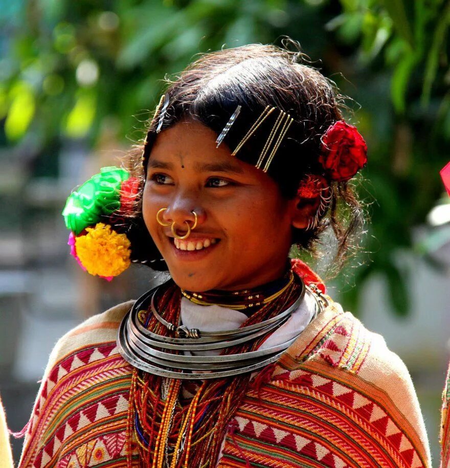 Орисса. Odisha Индия. Адиваси в Индии. Племена адиваси. Tribe girl