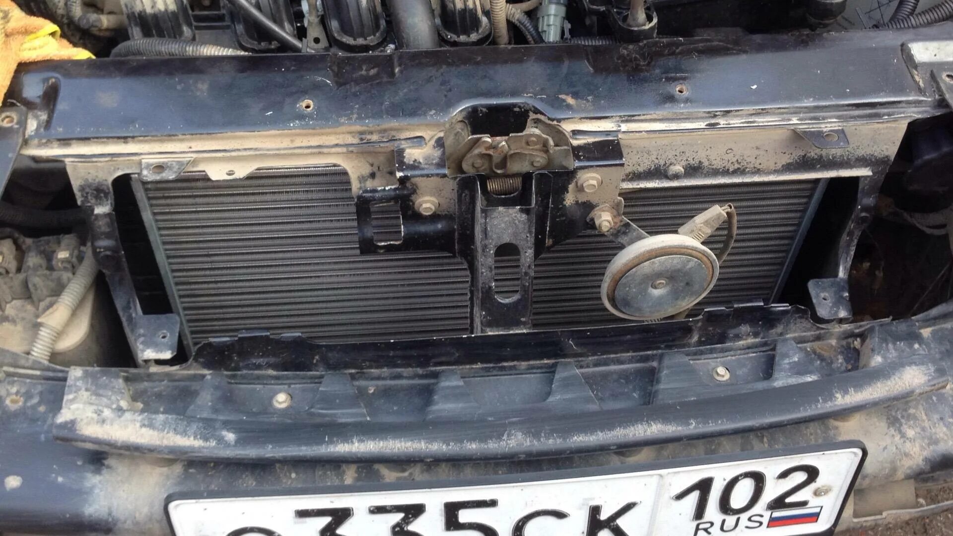 Замена радиатора охлаждения - Lada Приора универсал, 1,6 л, 2010 года своими рук