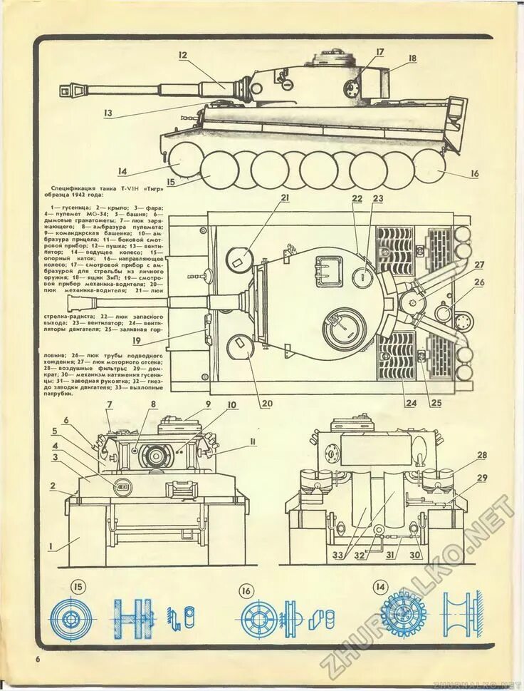 Шкондини-Дуюновский Аристах Владиленович. Ww2 иллюстрации 51 (Тигр)