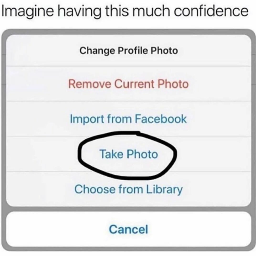 Remove current. Change profile photo remove. подсказка imagines. imagine having fun.