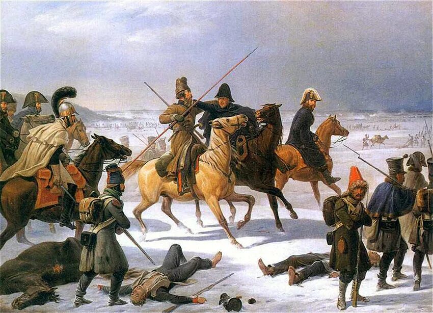 Отступление французов. Отступление Наполеона 1812. Армия Наполеона 1812 отступление.