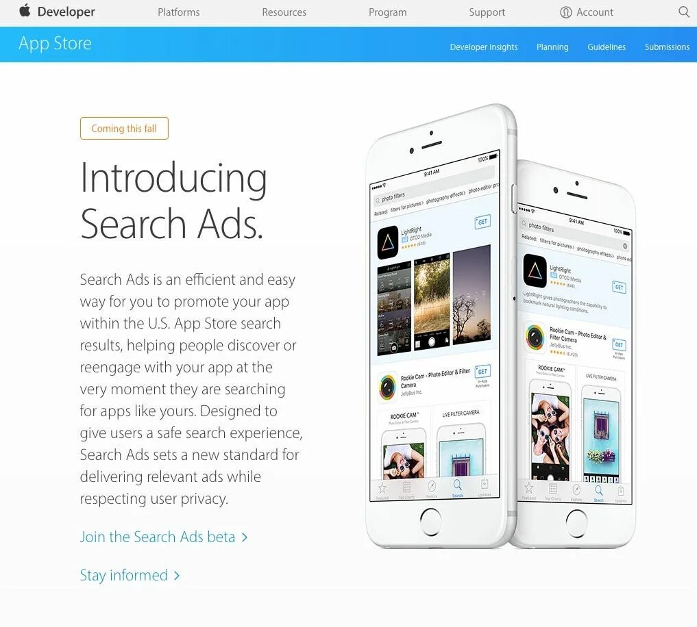 App store search. App store search