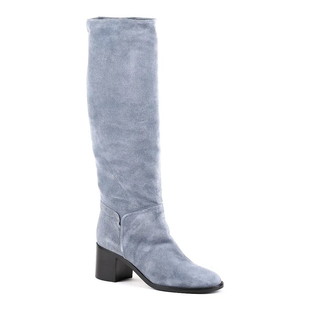 ботфорты хермес. сине серые сапоги. Uterque голубые сапоги. синие замшевые сапоги женские. сапоги трубы замшевые mascotte.