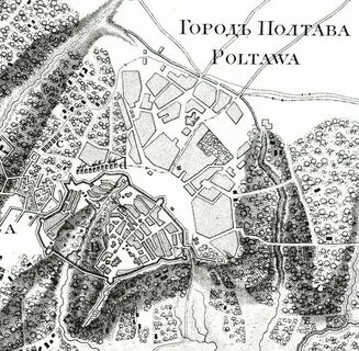 Крепость полтава на карте