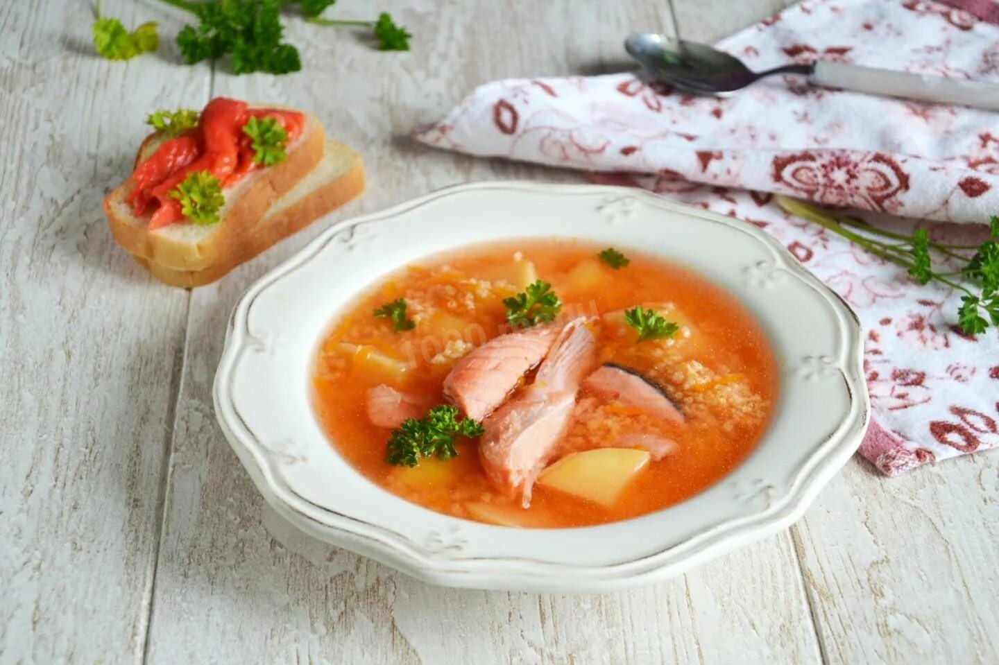 Рецепт ухи из брюшек семги