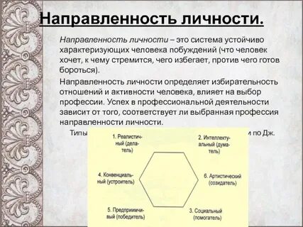Система направленности личности
