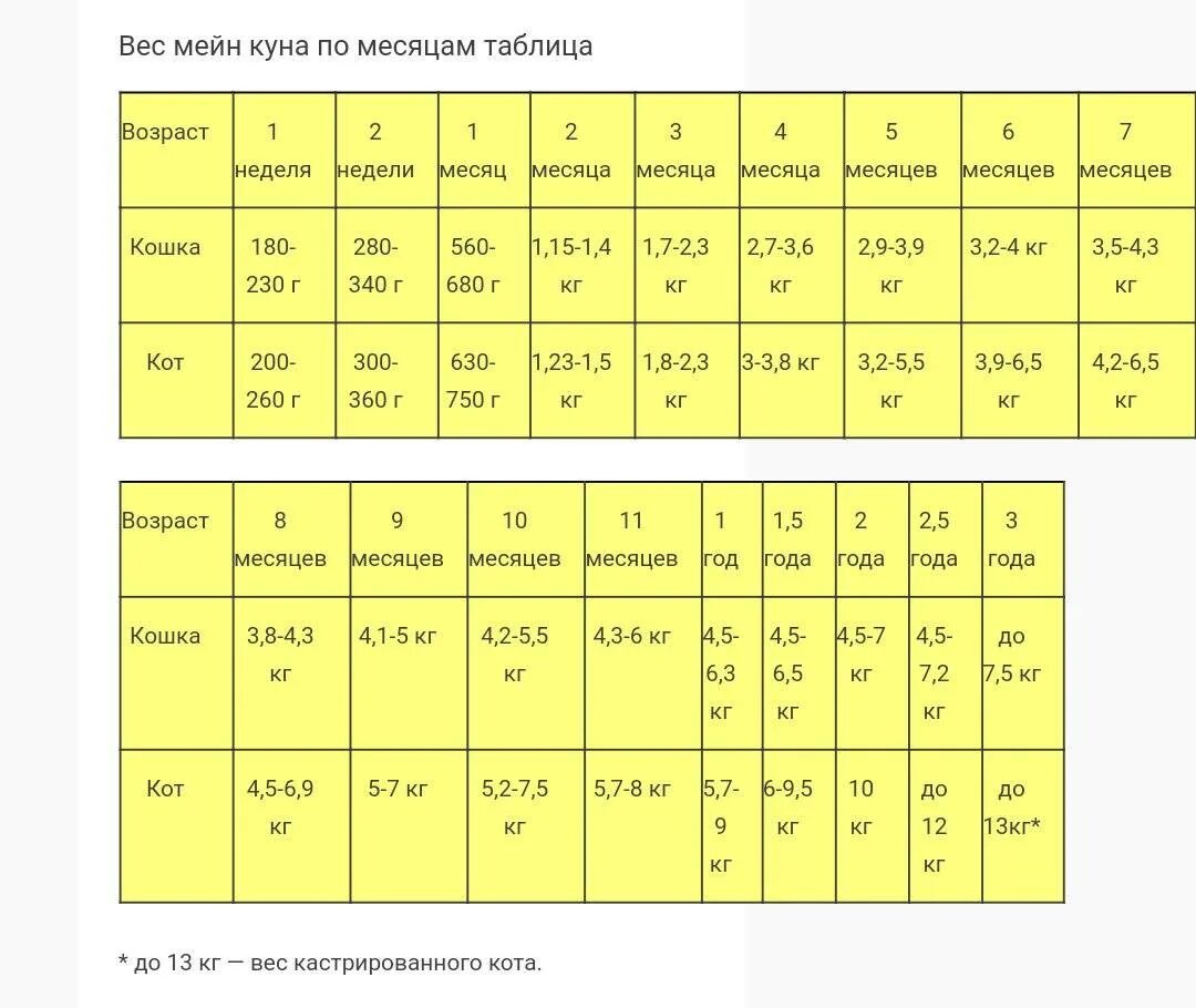 Вес котенка в 4. Вес Мейн куна в 2 месяца таблица. Нормы кормления Мейн куна по месяцам таблица. Вес котёнка Мейн кун по месяцам таблица. Вес Мейн куна в 4 месяца таблица.