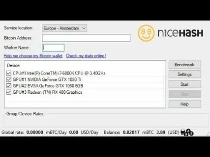 Nicehash как майнить