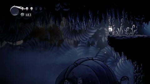 Синий камень на помосте hollow knight