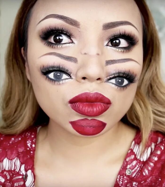 webServerInfo Halloween makeup diy, Halloween makeup easy, Doll makeup
