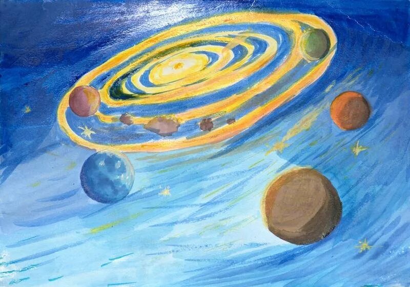 Рисунок солнечной. Космос рисунок. Рисование планеты. Для рисование солнечной системы. Рисунки планет.