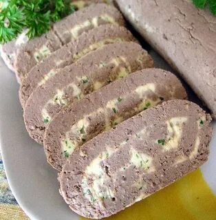 Домашний рулет из печени