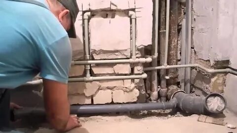Ремонт стояков в ванной