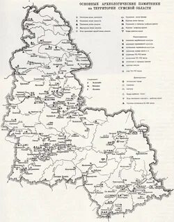 Археологические карты областей