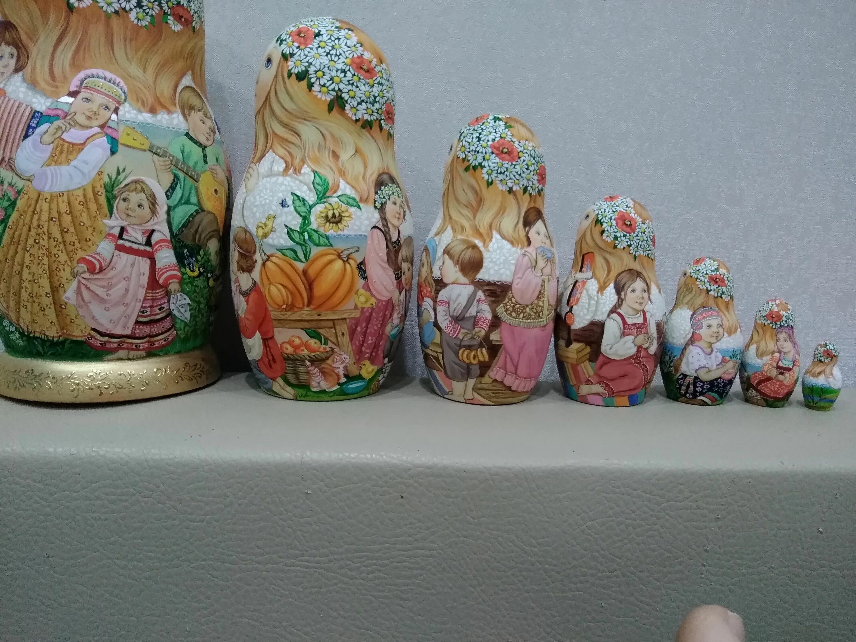 Сапожки матрешки