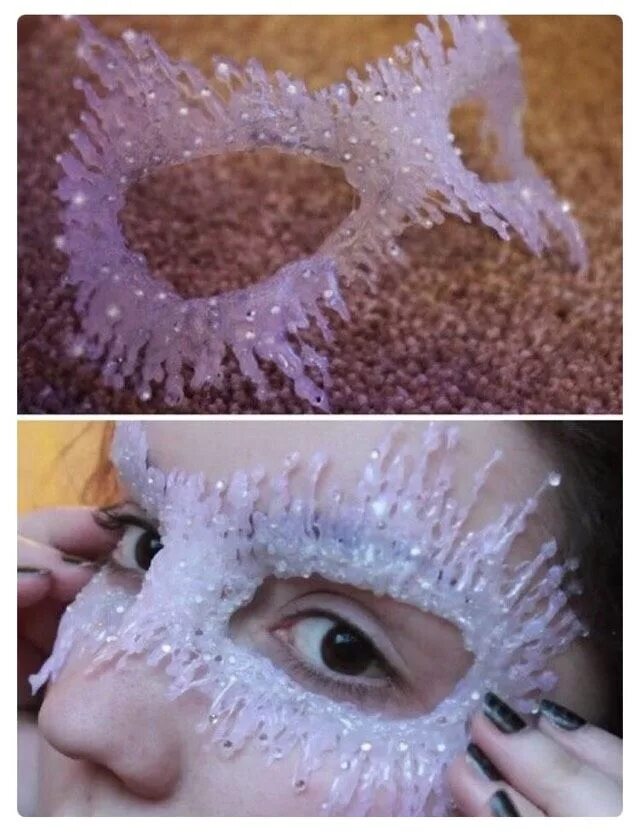 Как наклеить маску