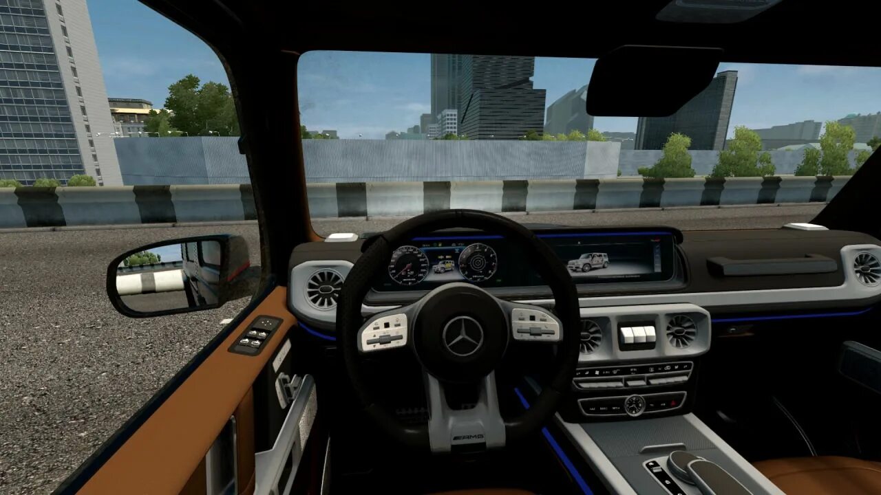 Mercedes-Benz_w464_g63_AMG_1.5.9.2. City car Driving Mercedes Benz g63 AMG. Mercedes g63 City car Driving. Гелик для City car Driving 1.5.9.2.