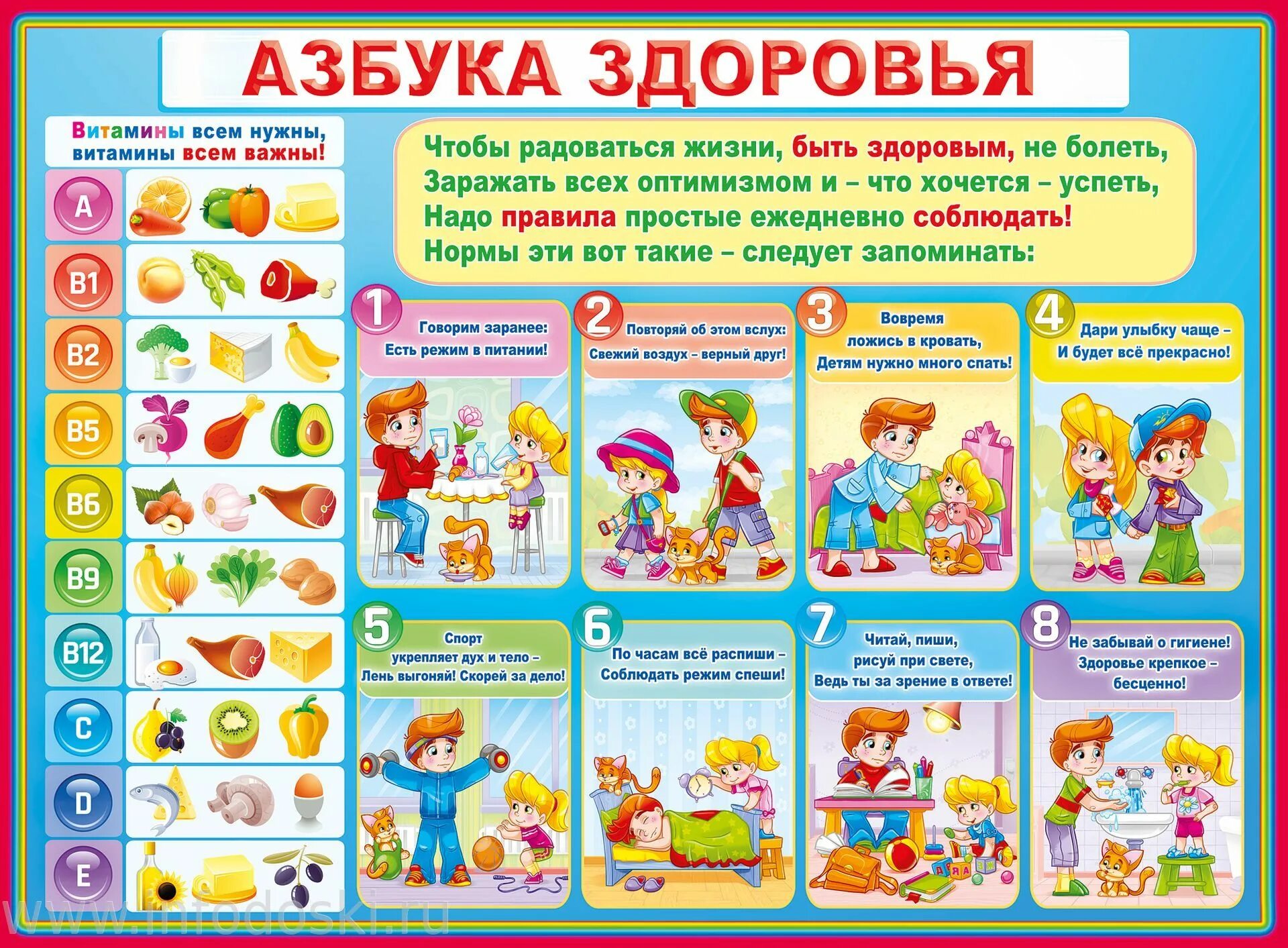 Зож для детей 6 лет