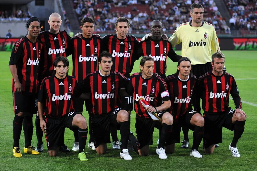 Milan group. Milan fc 2005.