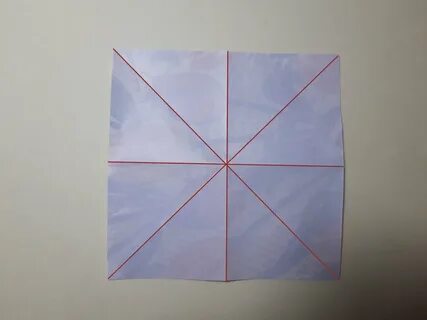 Оригами квадратный лист