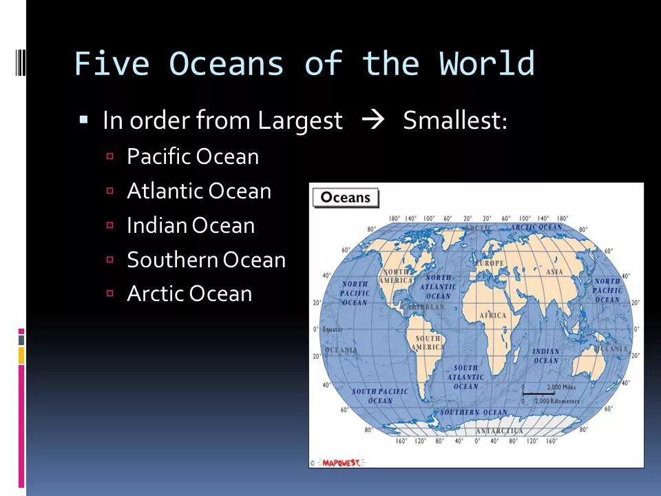 What is the world ocean