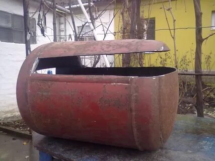 Баня газовый баллон
