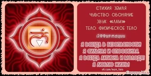 Аффирмации на чакры