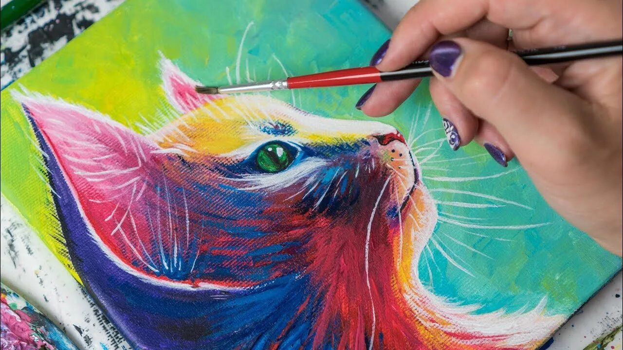 Акриловые рисунки. Быстрый рисунок акрилом. Техника рисования акриловыми красками для начинающих. Техника быстрого рисования акриловыми красками.