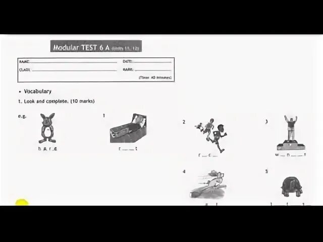 Modular Test 6 a. Modular Test 4 класс. Modular Test 6a ответы. Modular Test 6 b. Module 6 unit 12