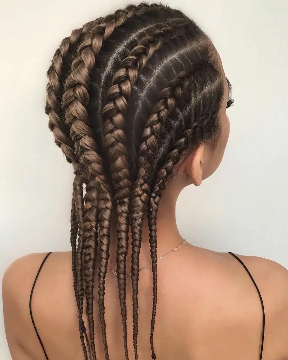 Dutch Braids Cornrows French Braids IG @hairbymadimo Dutch braid hairstyles, Dut