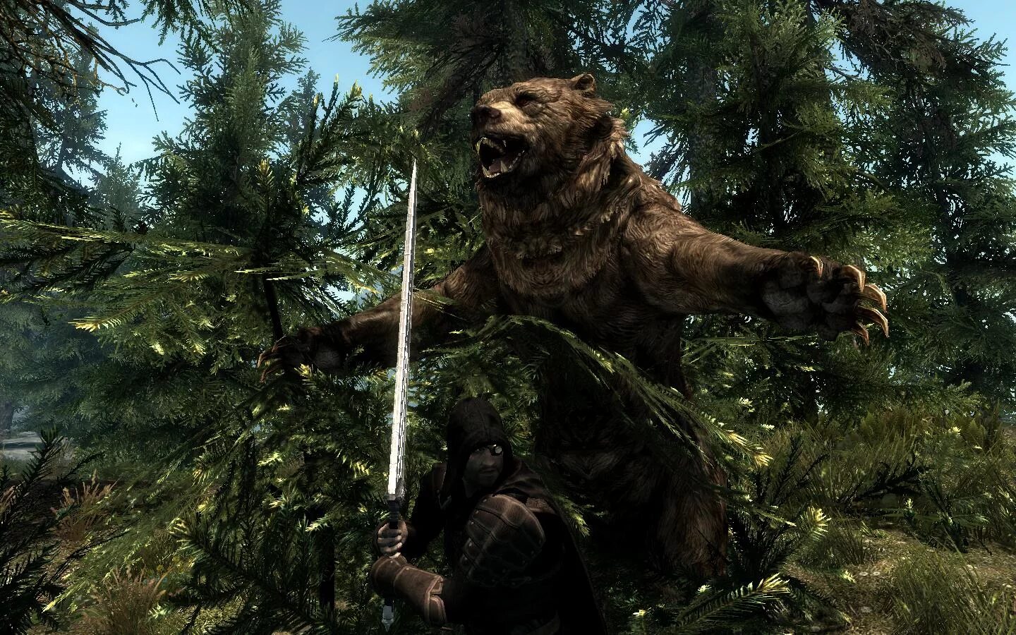 Вервольф медведь скайрим. Конец скайрима. Skyrim игра. Skyrim фикс оружия. Skyrim мод skyrim fix.