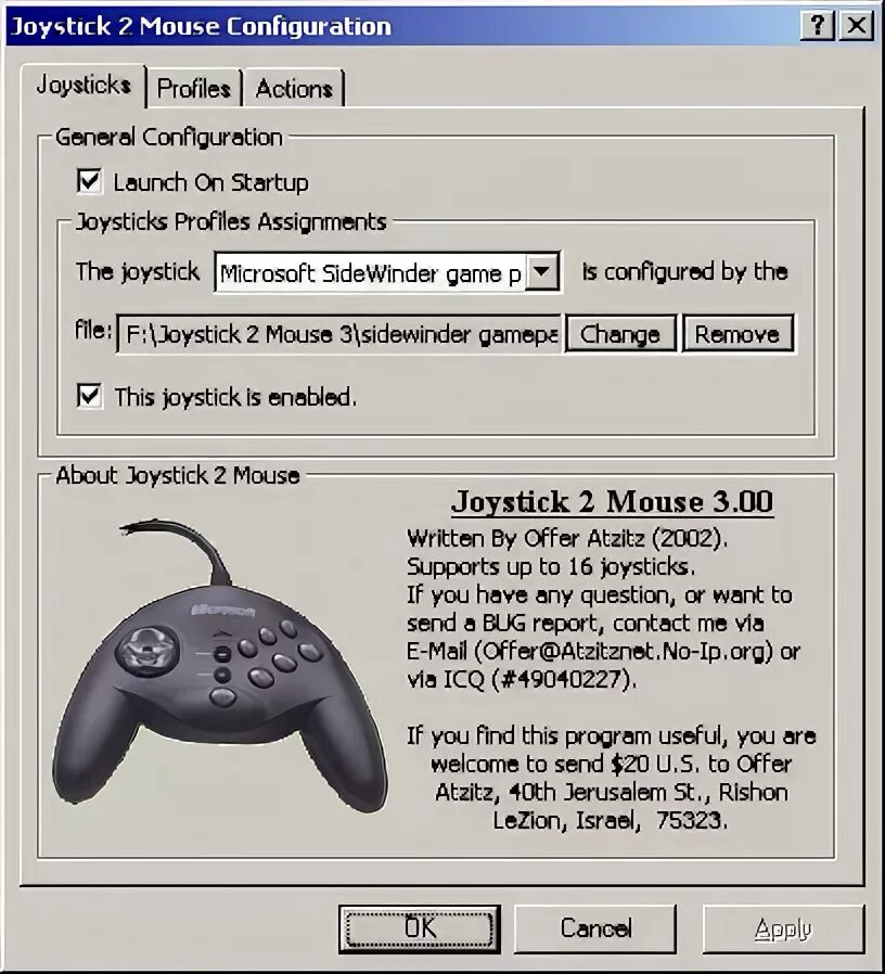 Joystick 2 Mouse. Joy2mouse 3. Mouse2joystick Index й. Ex2 Mouse что это. Game configuration