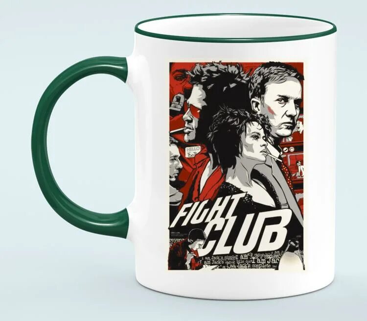 Rule 34 fight club. Кружка Бойцовский клуб. Бойцовский клуб кружки. Чашка Fight Club. Бойцовский клуб круг.