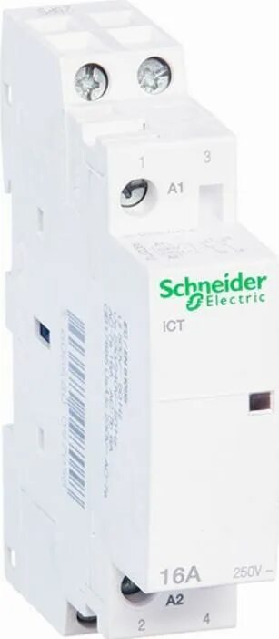 Модульный контактор ICT Шнайдер 25а. Контактор модульный Schneider Electric acti9 ICT 2p 16а 230в 2но. Контактор Шнайдер 40а. Контактор модульный Шнайдер изи9 20а.