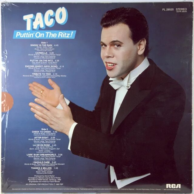 Ирвинг Берлин, Taco - Puttin' on the Ritz. Тако Окерси. Taco певец 2023. Тако певец Puttin on the. Окерси тако puttin