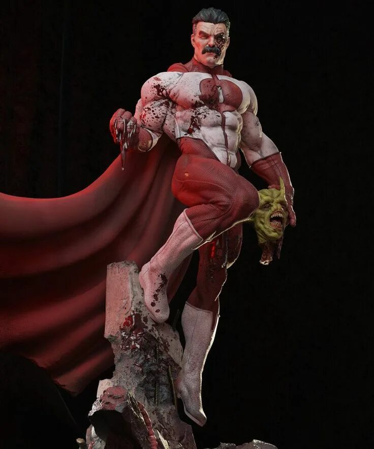 Omniman. Omniman fan art. omniman action figure. thic omniman.