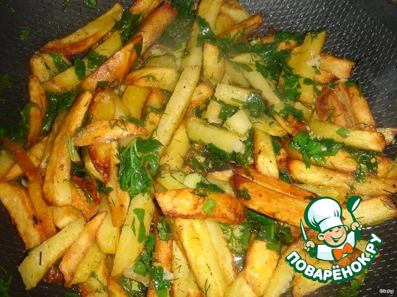 Как правильно вкусно жарить картошку