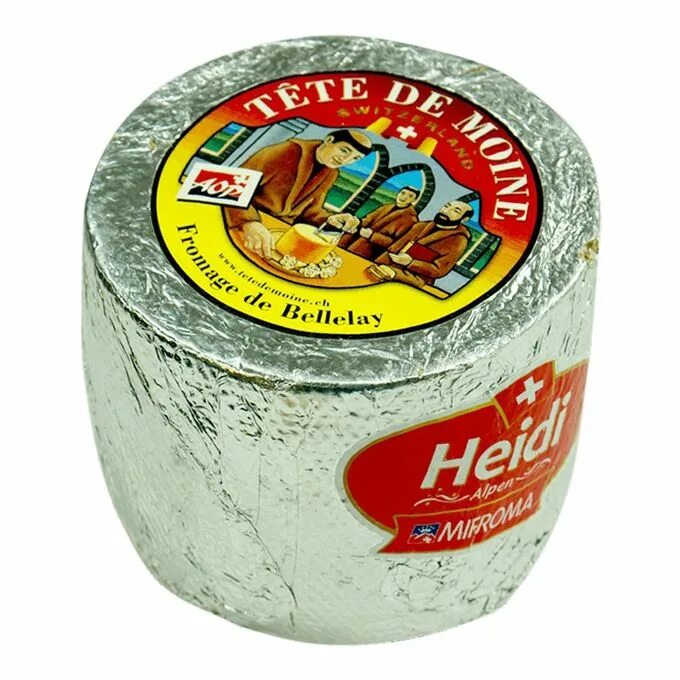 Де муан сыр купить. Сыр Heidi tete de Moine. Сыр тет де Муан 52%. Сыр тет де Муан кг. Сыр тет де Муан 52% Мифрома Хейди.