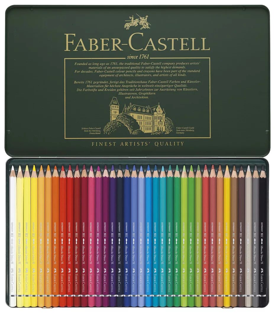 Faber castell акварельные. Цветные карандаши Faber-Castell Polychromos. Faber-Castell карандаши Акварельные Albrecht Durer 36 цветов. Фабер каст карандаш 36 цветов. Фабер Кастелл Акварельные 36 цветов.